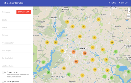 Screenshot Berliner Schulen